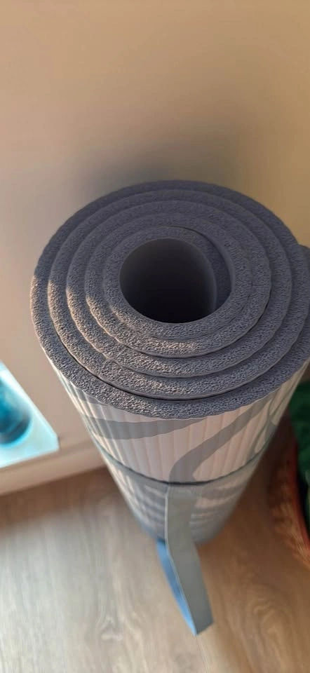 Blue Leaf Pattern Yoga / Pilates Mat - photo 2