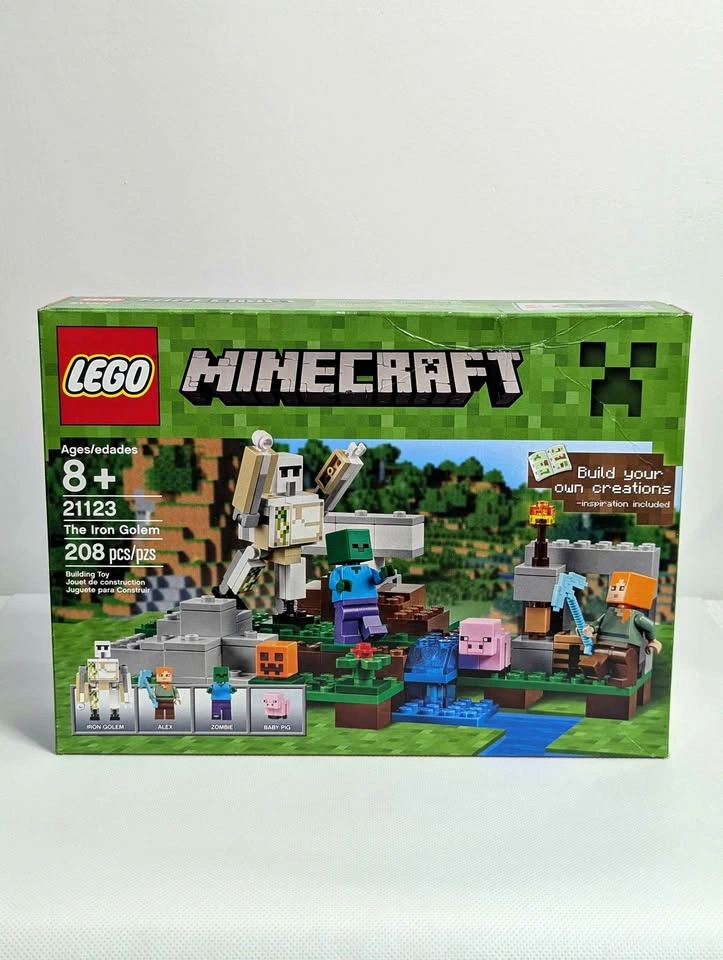 LEGO Minecraft The Iron Golem 21123. Brand new in box from 2016