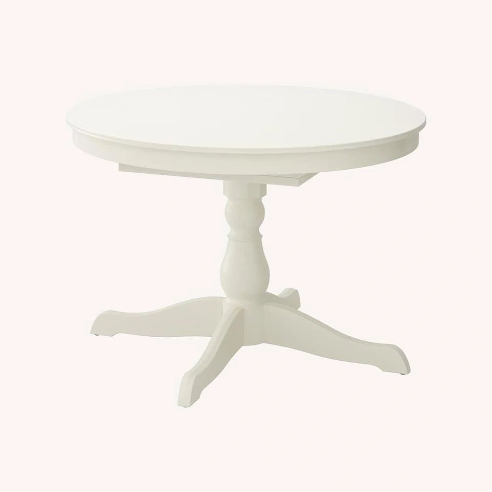 NEW IN BOX - INGATORP Extendable Table + 4 HAUGA Chairs