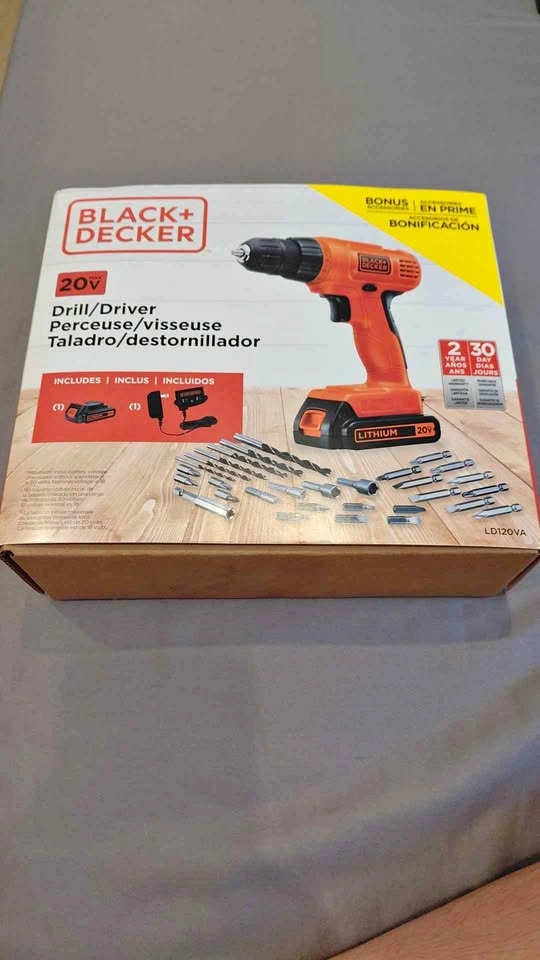 Black+ Decker drill