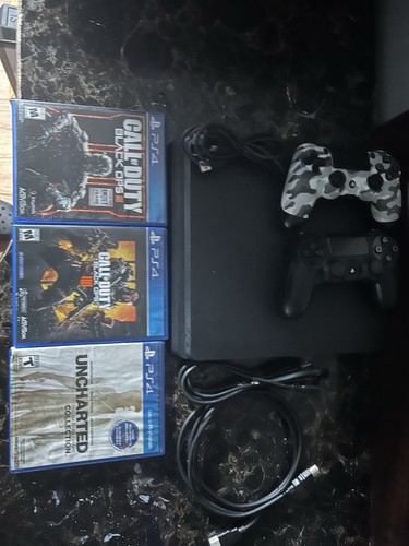 PS4 Slim 500GB Bundle with 4 Games and 2 Controllers - photo 2