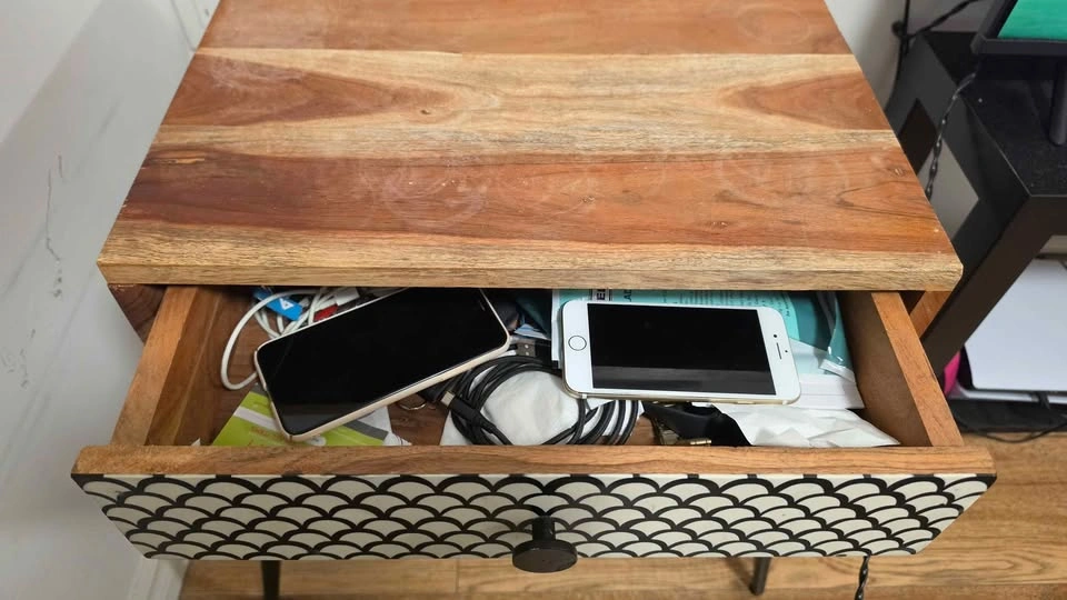 Boho Mid-Century Modern Nightstand - photo 2