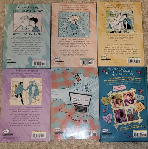 Heartstopper book set 1-5 and Yearbook add on - photo 3