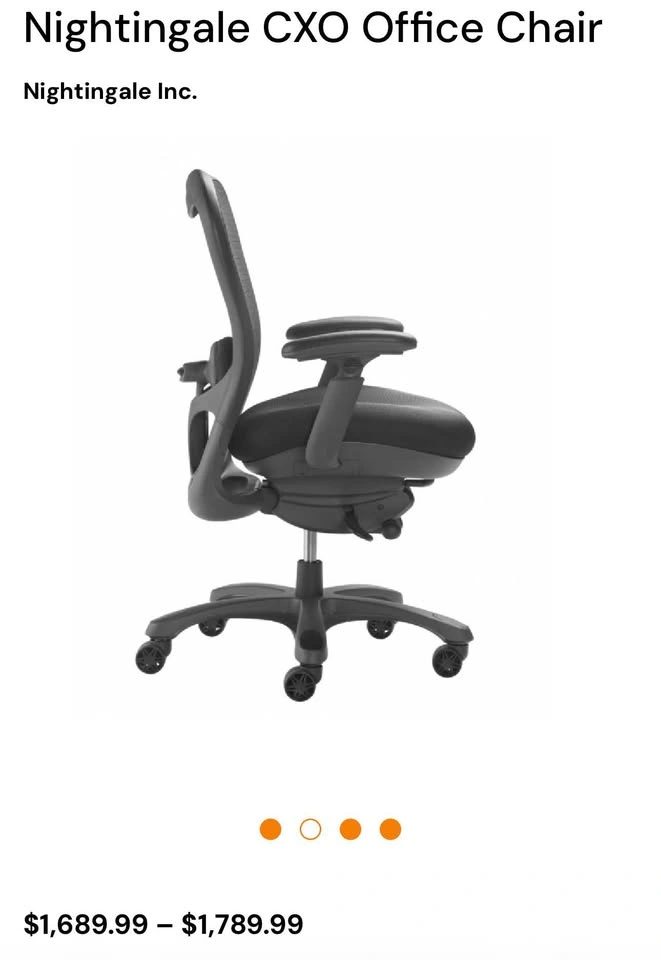 Nightingale CXO Ergonomic Office Chair – Excellent Condition - photo 5