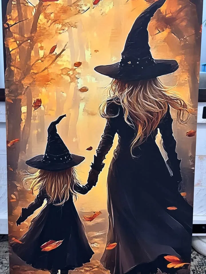 Witch Canvas Wall Art-Ready To Hang image indicator(4)