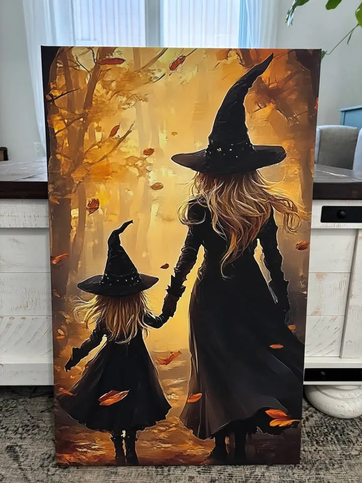 Witch Canvas Wall Art-Ready To Hang image indicator(6)
