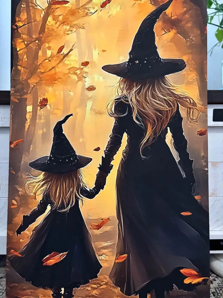 Witch Canvas Wall Art-Ready To Hang image indicator(9)