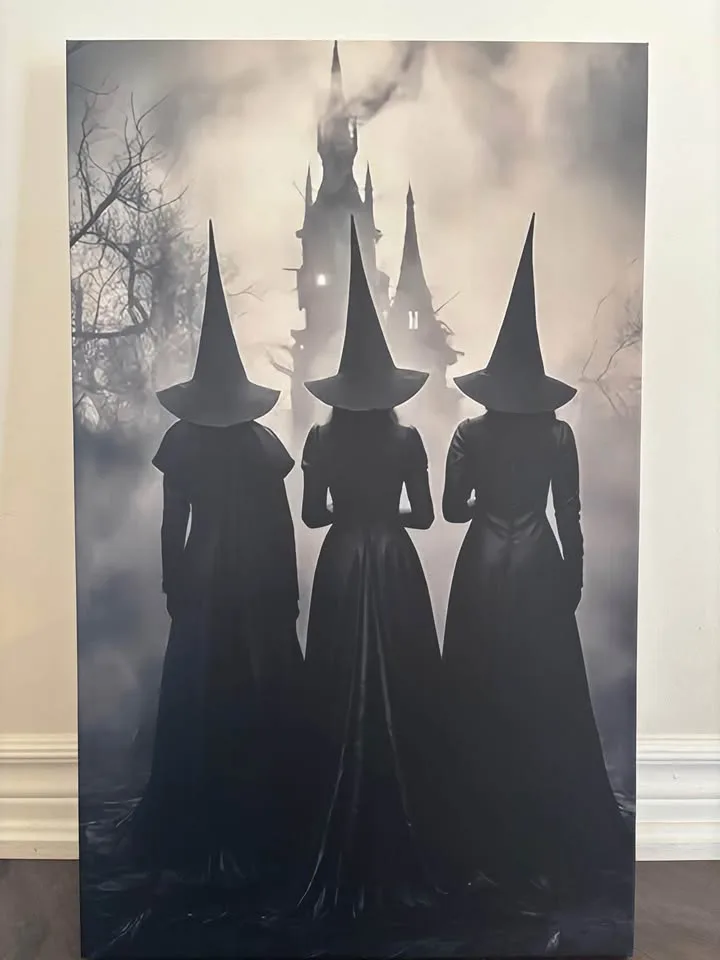 Amazing Three Witches Canvas Wall Art Ready To Hang image indicator(9)