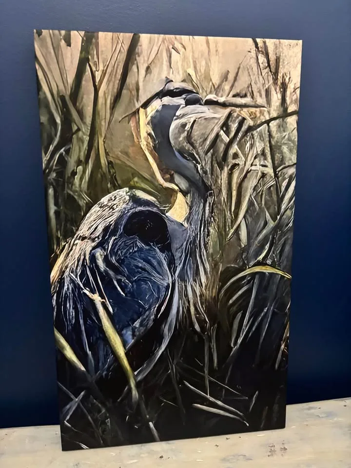 Blue Heron Canvas Art Ready To Hang image indicator(3)