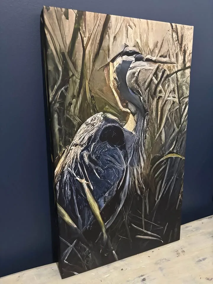 Blue Heron Canvas Art Ready To Hang image indicator(4)