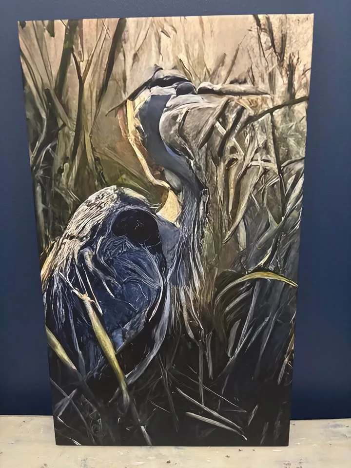 Blue Heron Canvas Art Ready To Hang image indicator(6)