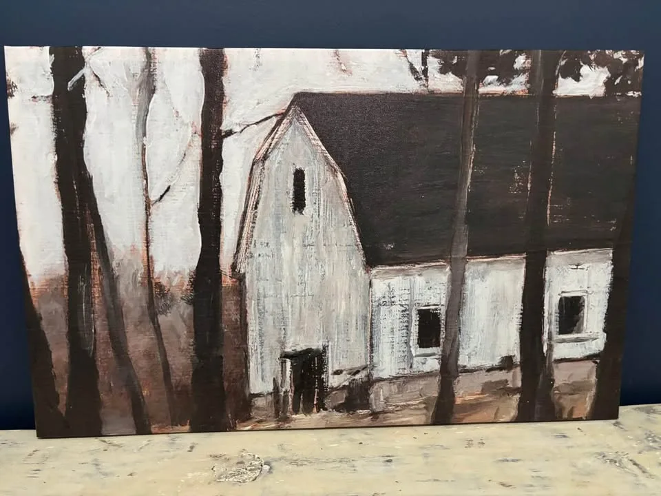 Rustic Barn In Woods Canvas Wall Art image indicator(7)