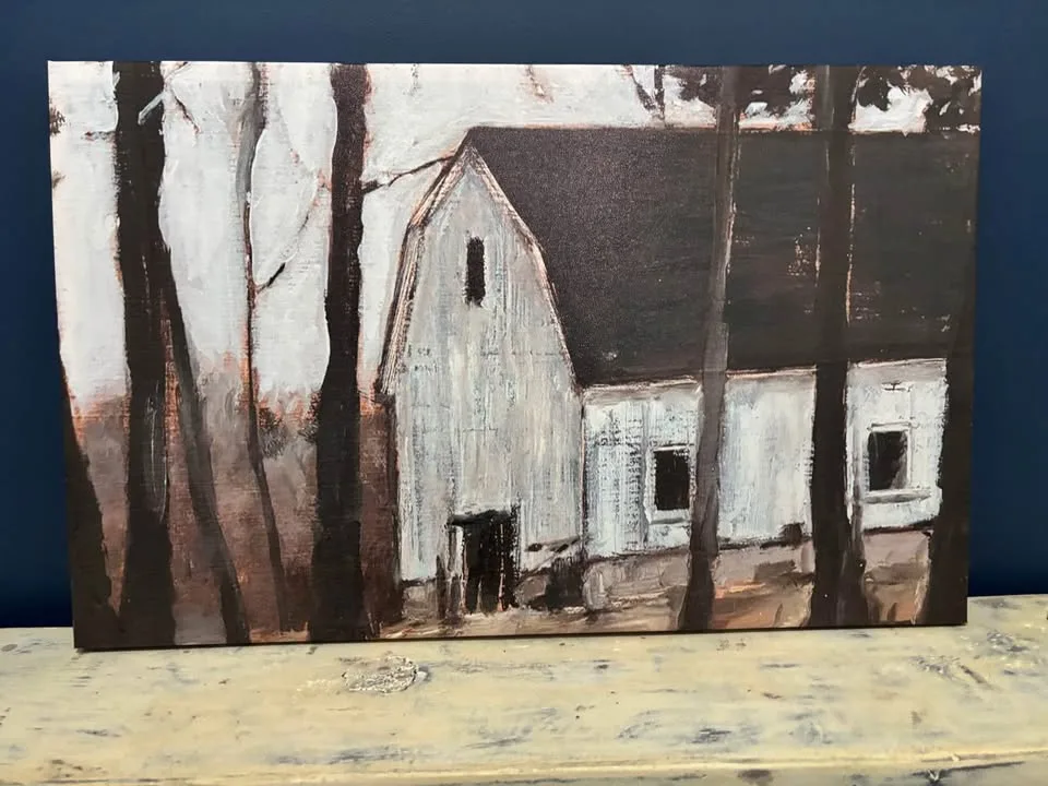 Rustic Barn In Woods Canvas Wall Art image indicator(8)