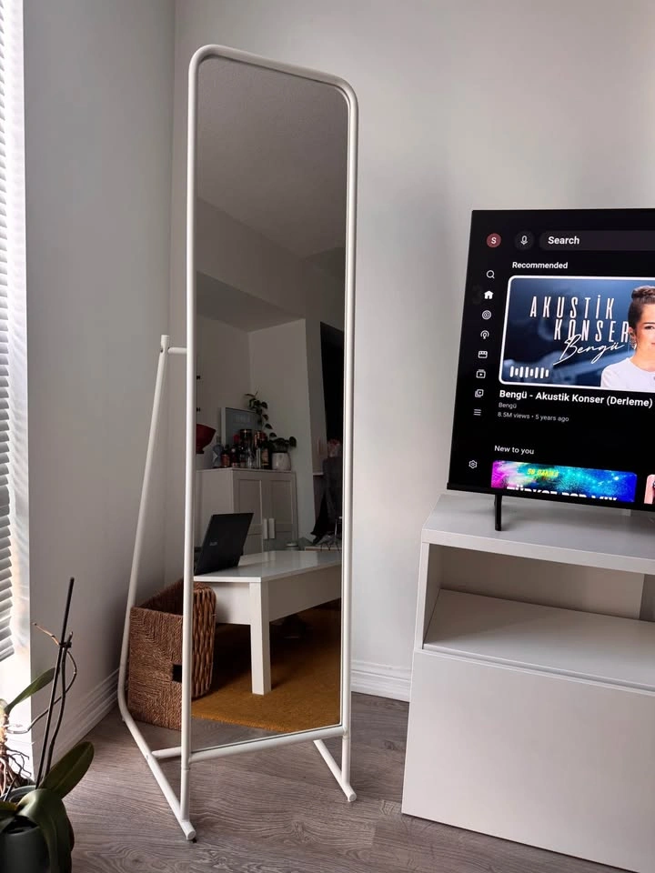 IKEA KNAPPER Full-Length Standing Mirror (White) - photo 3
