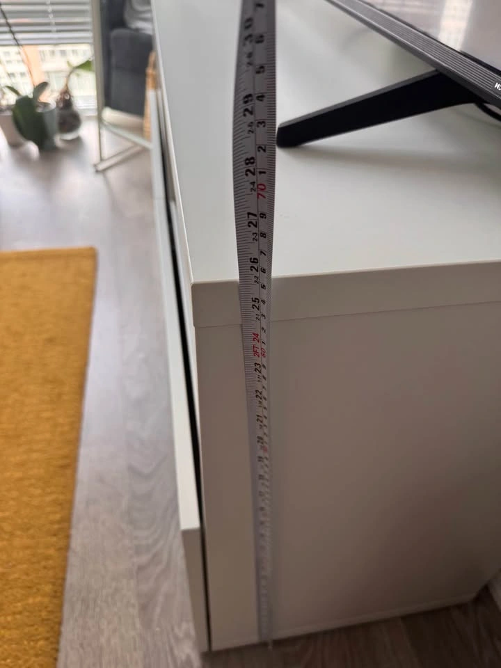 IKEA White 2-Drawer TV Stand / TV Unit - photo 5