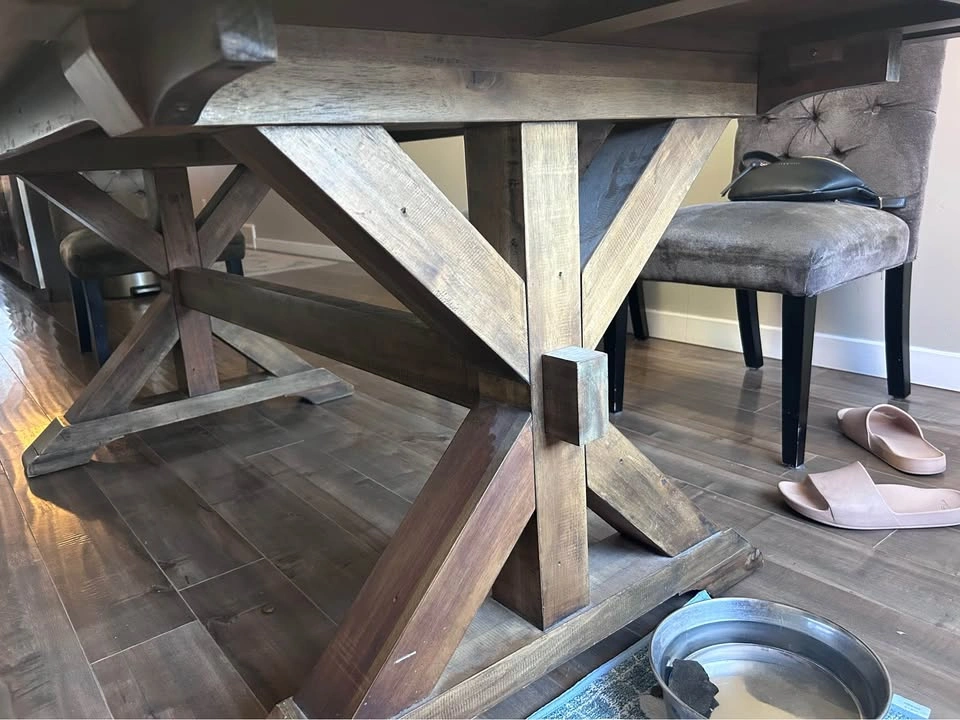 72” Wood Dining Table - photo 3