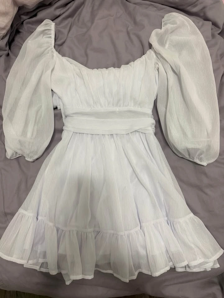 Lucy in the Sky Neia Ruffle Dress white - xs-xxs - photo 2