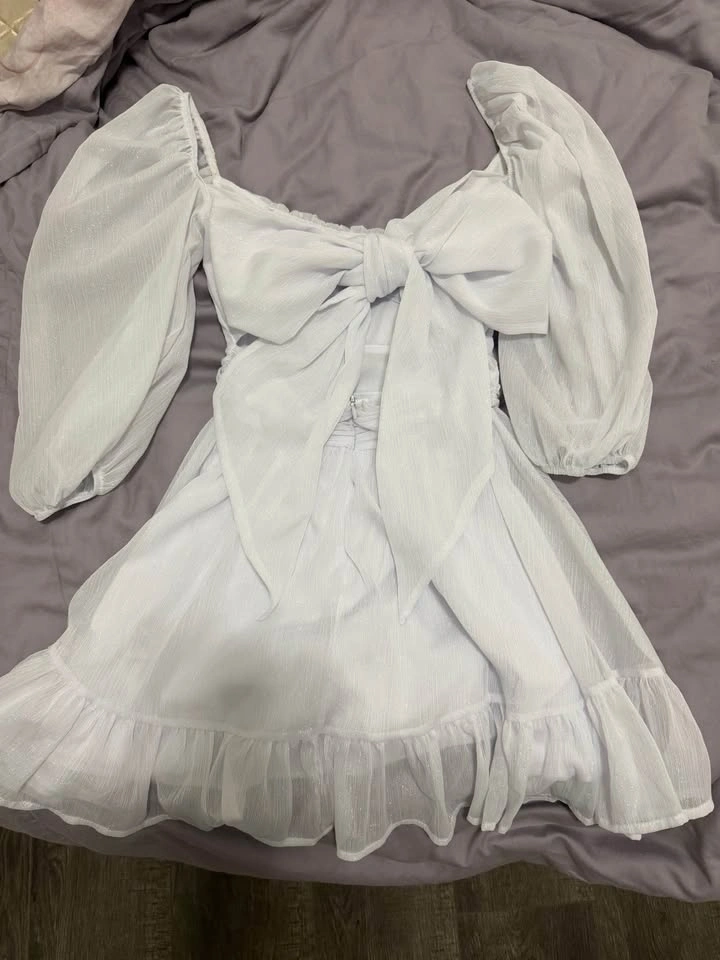 Lucy in the Sky Neia Ruffle Dress white - xs-xxs - photo 3