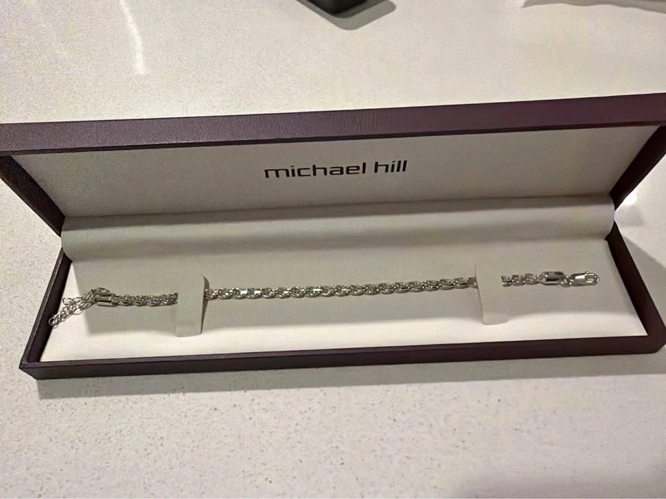 Michael Hill Sterling Silver Rope Bracelet