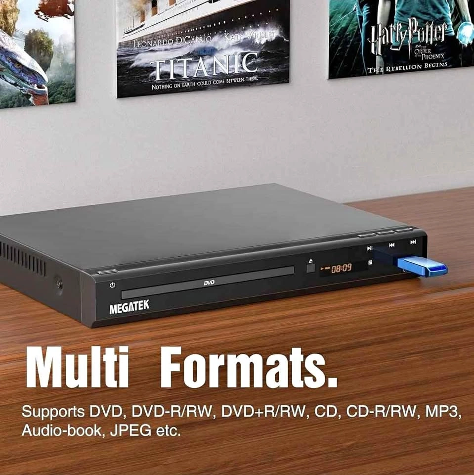 MEGATEK Region-Free HDMI DVD Player