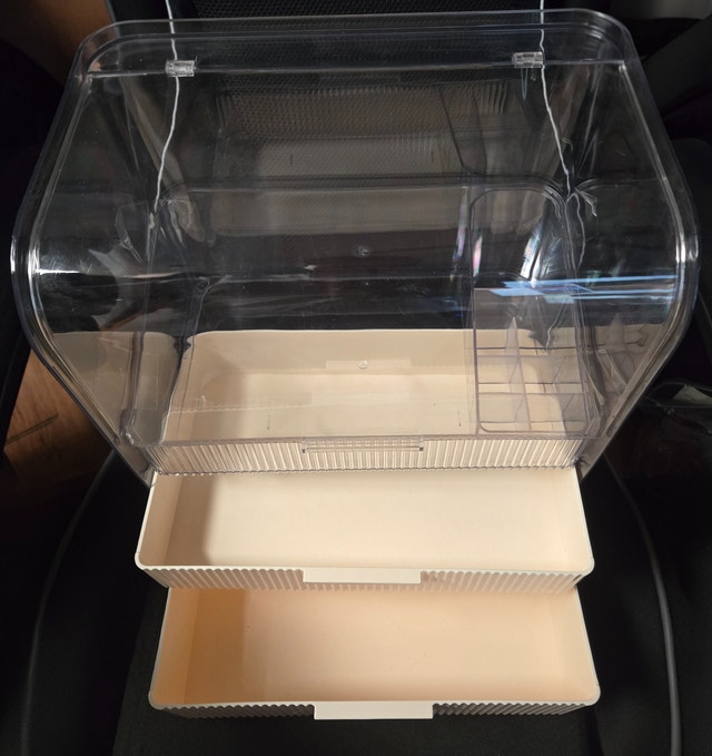 2-Layer Storage Organizer with Top Compartment