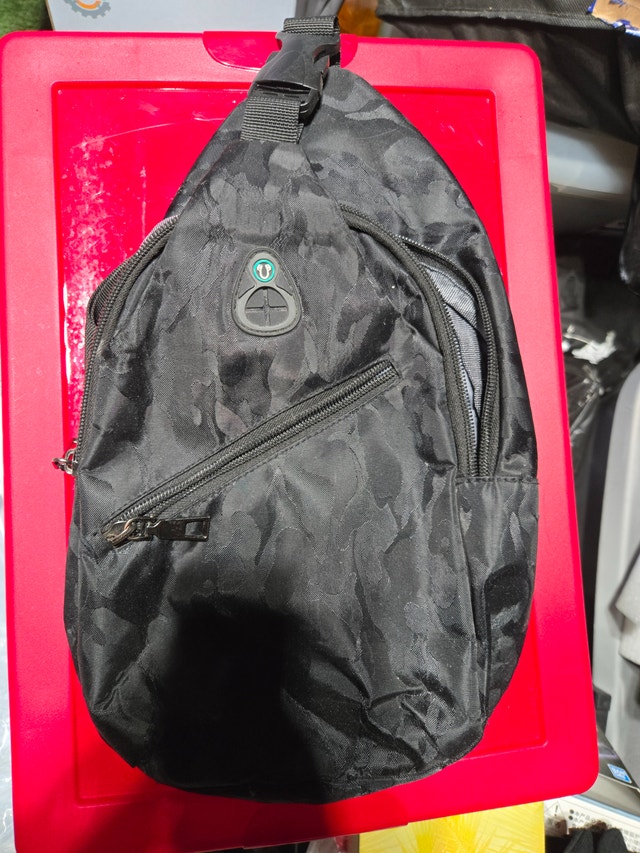 FREE Black Camouflage Sling Bag