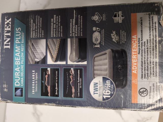 Intex Dura-Beam Plus Deluxe Twin Airbed - Raised Pillow Rest - photo 2