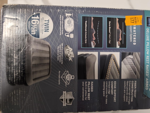 Intex Dura-Beam Plus Deluxe Twin Airbed - Raised Pillow Rest - photo 3