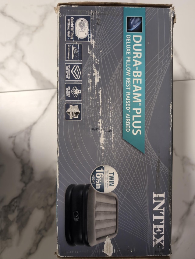 Intex Dura-Beam Plus Deluxe Twin Airbed - Raised Pillow Rest - photo 5