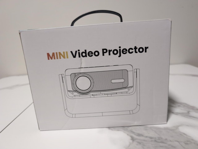 Lisowod L02 Mini Projector - 1080p, WiFi 6, Bluetooth 5.2