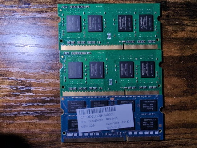 12GB Laptop RAM (DDR3L SO-DIMM 1600MHz) - Kingston + SK Hynix - photo 2