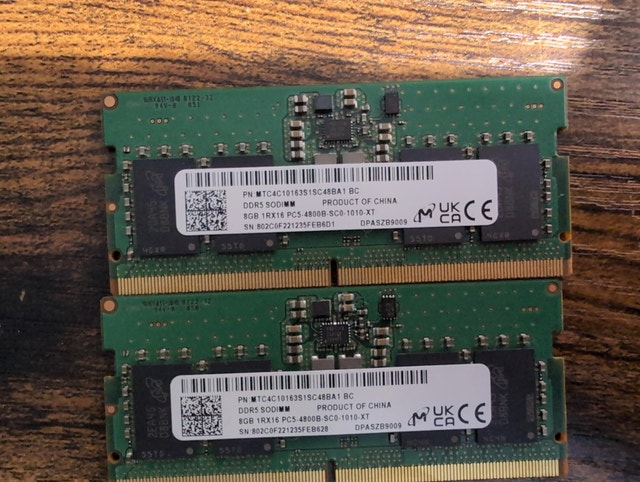 12GB Laptop RAM (DDR3L SO-DIMM 1600MHz) - Kingston + SK Hynix - photo 3