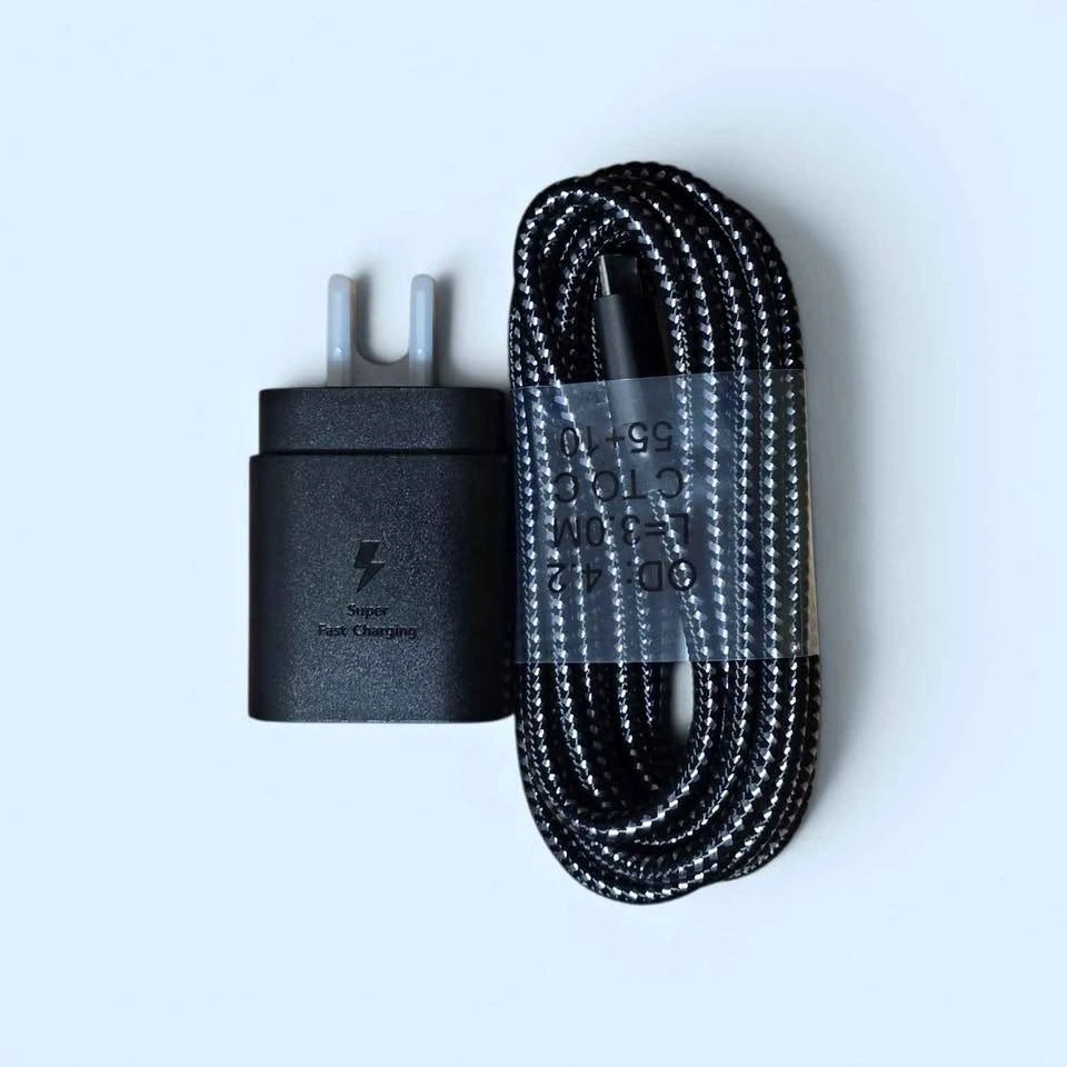 Samsung Super Fast Charging USB-C Wall Charger + 3M Braided Cabl