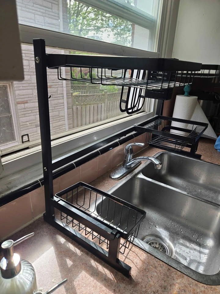 Over the sink dish drying rack - photo 2