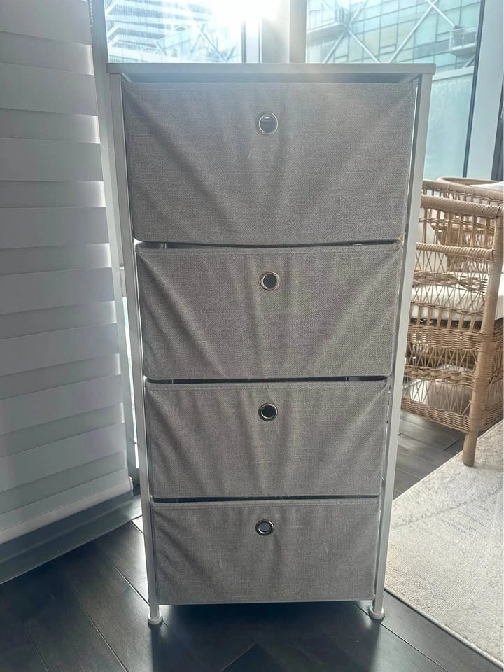 4-Drawer Fabric Storage Tower