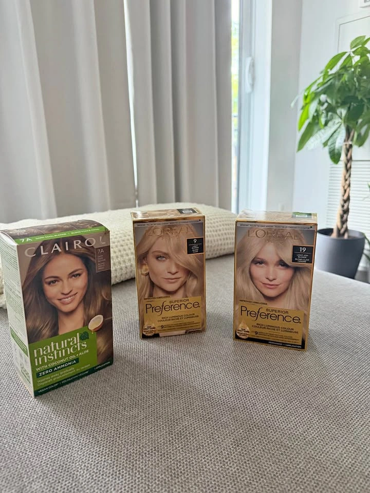 L'Oreal Superior Preference and Clairol Natural Instincts Hair C