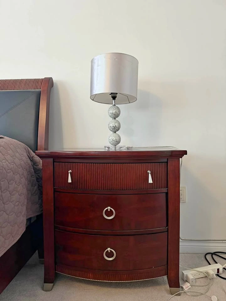 Dark Wood Nightstand