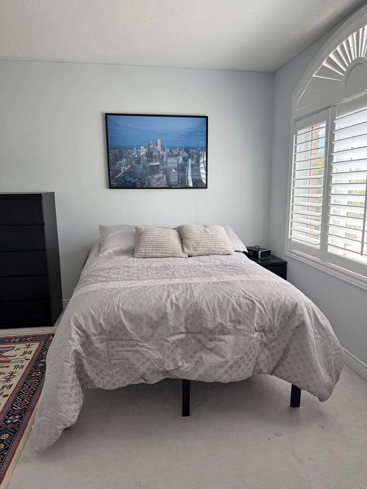 Black Metal Platform Bed Frame +(no mattress)