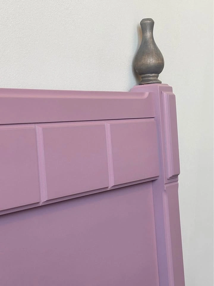 Mauve/ Deep Pink Twin Headboard and Footboard Set - photo 3