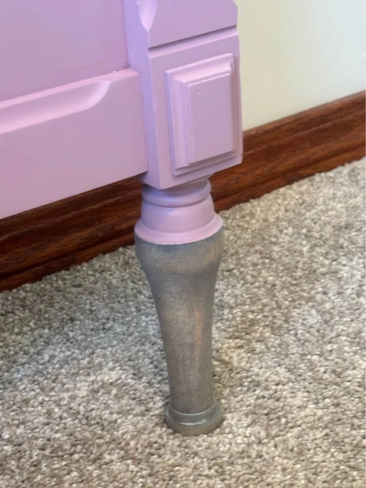 Mauve/ Deep Pink Twin Headboard and Footboard Set - photo 4