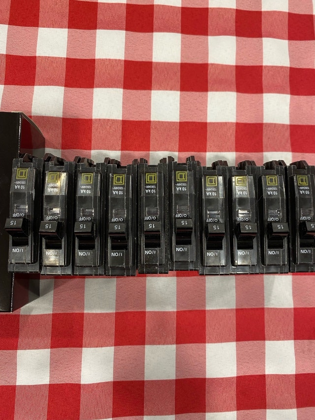 Schneider Electric Square D 15amp Breakers