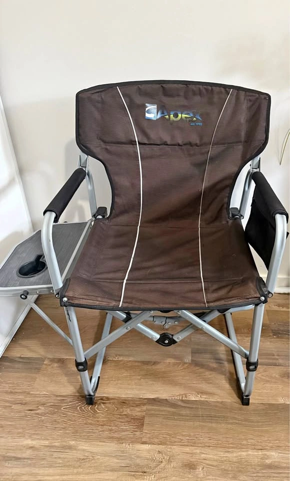 Capex Folding Camping Chair with Side Table
