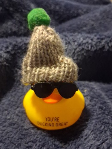 Rubber Ducks with Knit Hats & Sunglasses, 8 Assorted