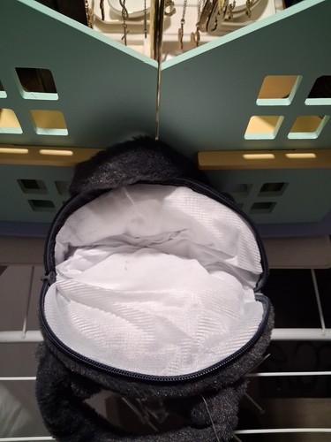 Sanrio Kuromi Mini Plush Faux Fur Handbag - photo 3