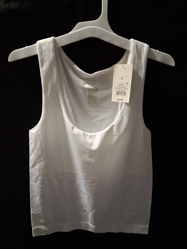 A New Day White Scoop Neck Sleeveless Tank Top S - photo 5