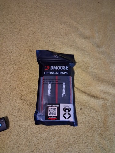 DMoose Weight Lifting Straps Extra Padding Wrist Support Black R - photo 3