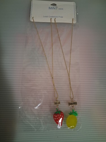 MINT KIDS Best Friends Fruit Charm Ball Chain Necklace Set - photo 4