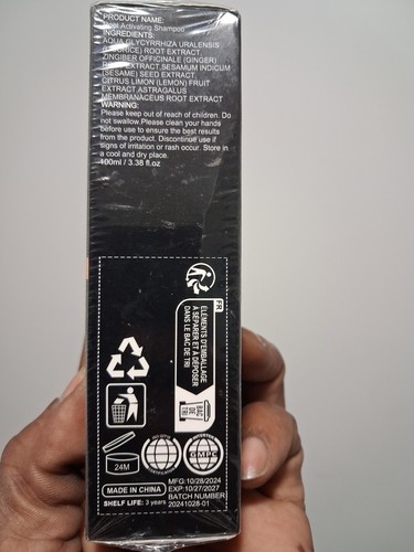 Growth Promoter Shampoo Strengthens Roots Licorice Ginger 100ml - photo 3