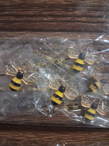 Metal Bee Bobby Pins Set - Assorted Colors - photo 3