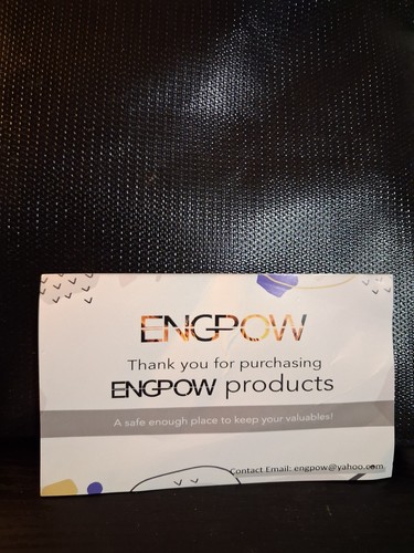 ENGPOW Fireproof Expanding File Wallet Black Document Storage Po - photo 3